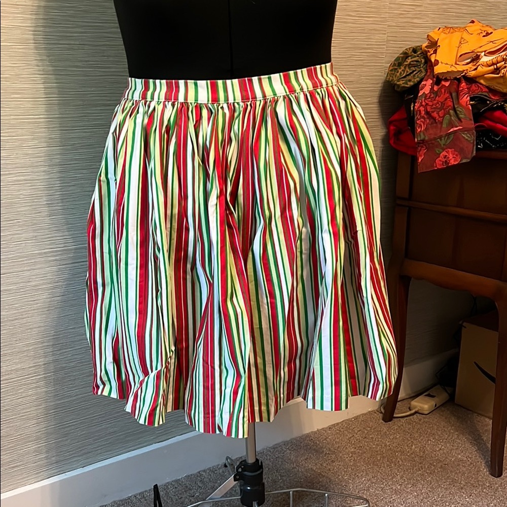 PUG Jenny skirt in candy cane print
